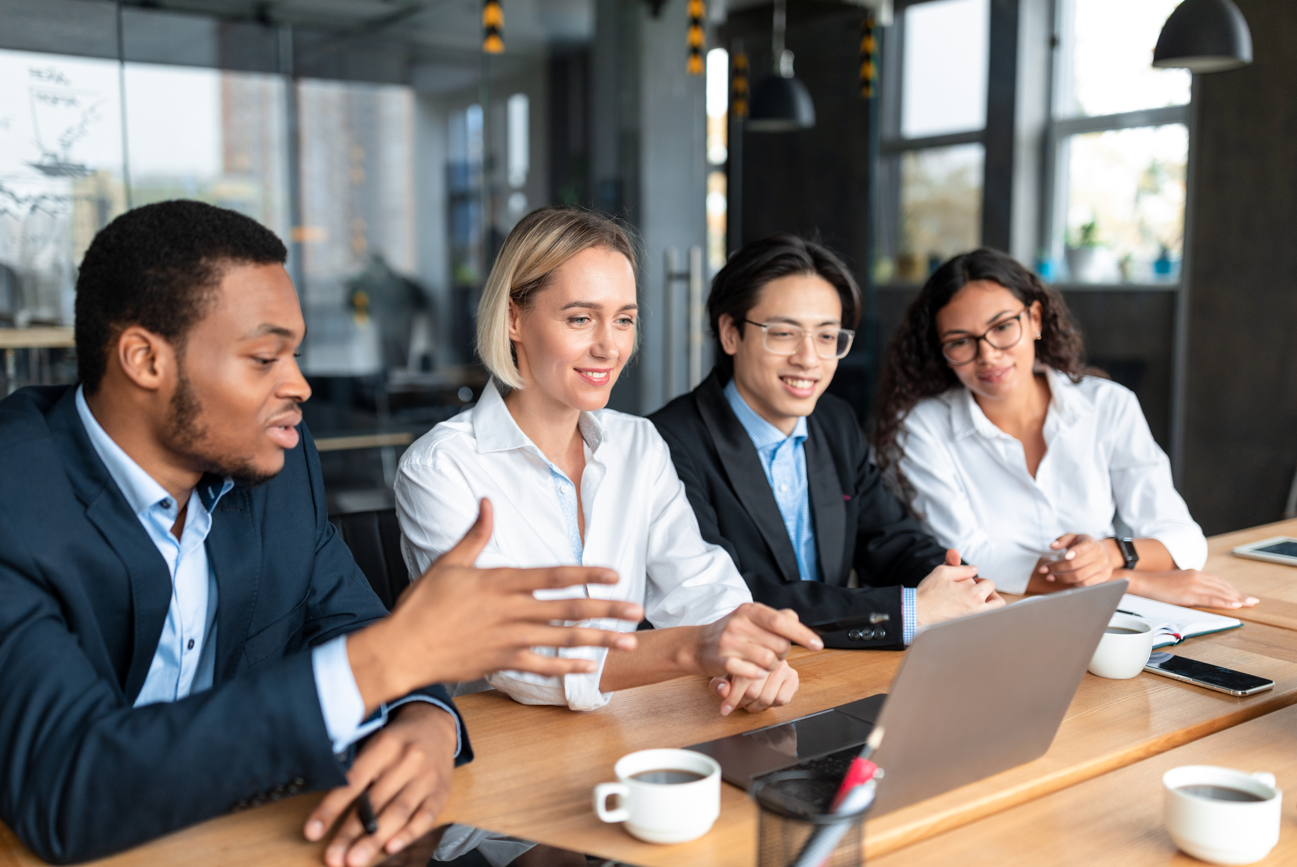 Berkshire advisors reviewing a client's financial statements